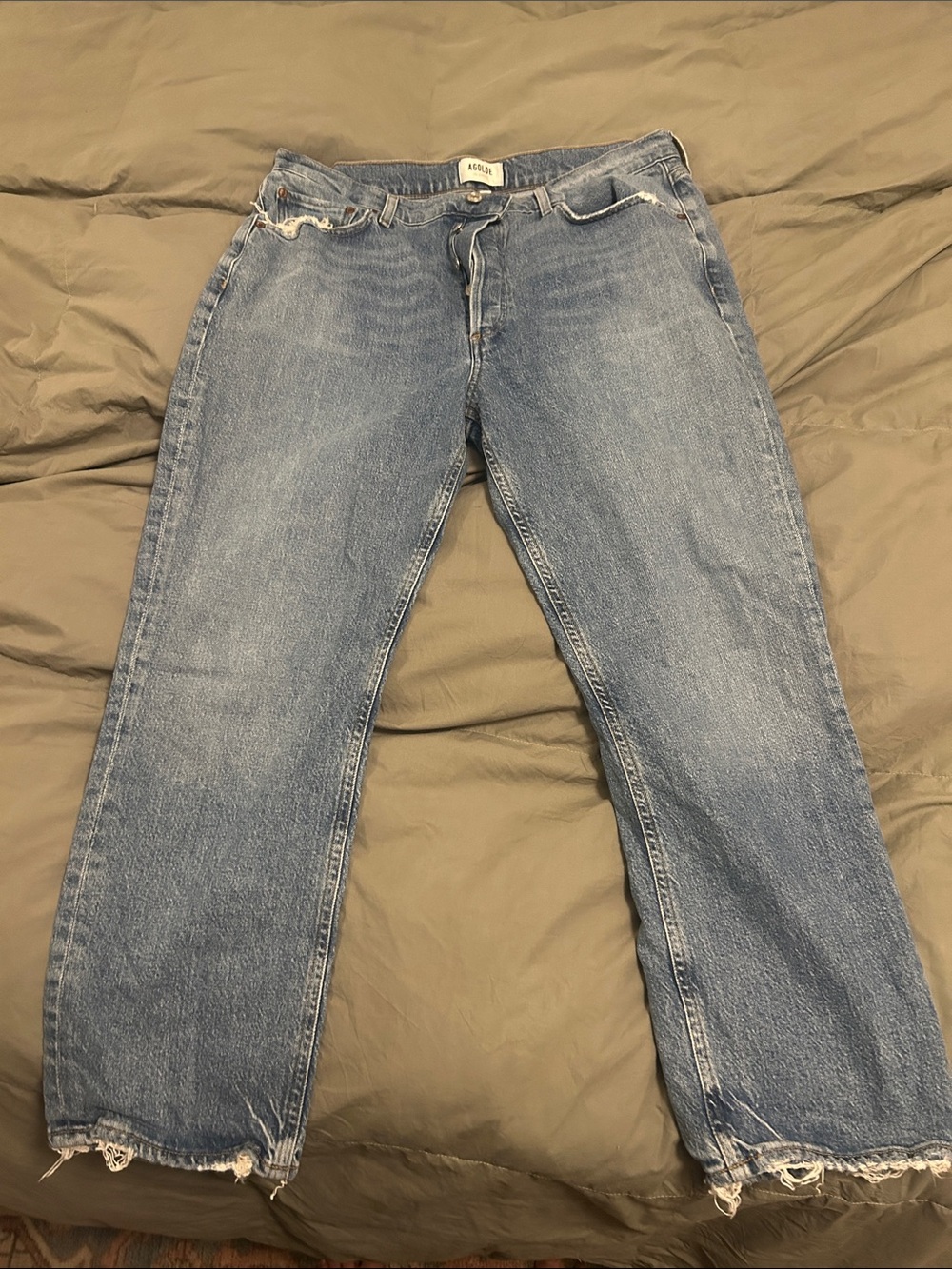 Agolde straight leg jeans